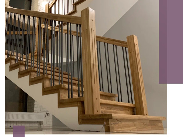 Реставрация деревянных и металлических лестниц в Холмске