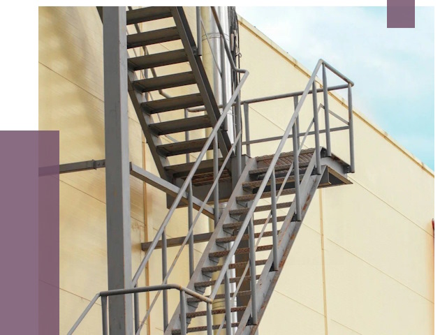 Пожарные лестницы в Холмске от 12325 руб. — монтаж и продажа | ПРОЛЁТ-Хлм