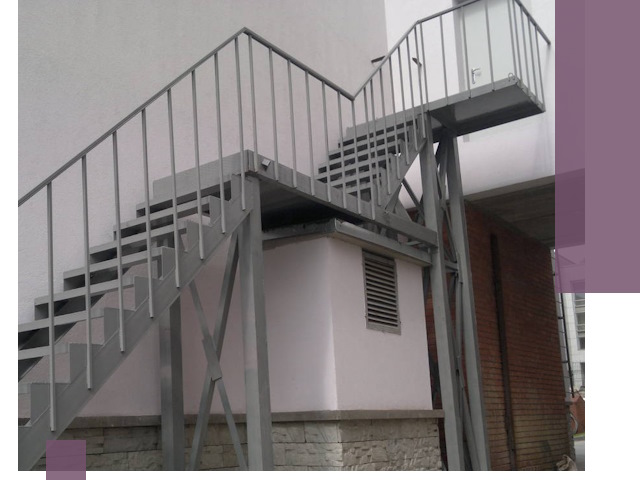 Монтаж пожарных лестниц под ключ в Холмске с гарантией качества