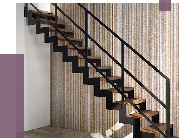 Изготовление металлических лестниц в Холмске от 48787 руб. | ПРОЛЁТ-Хлм