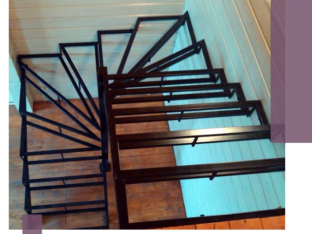 Изготовление металлических лестниц любой сложности в Холмске