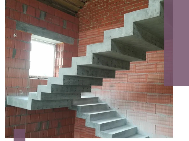 Бетонные лестницы под ключ в Холмске: монтаж, демонтаж, ремонт