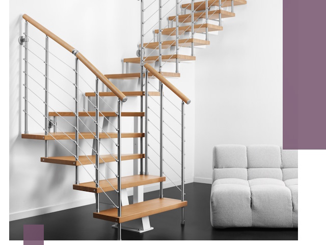 Модульные лестницы под ключ в Холмске — монтаж и изготовление