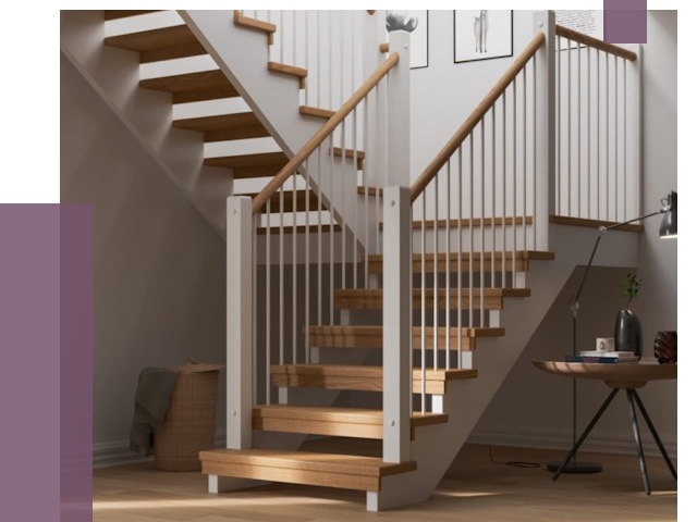 Маршевые лестницы в Холмске от 38259 руб. — монтаж | ПРОЛЁТ-Хлм