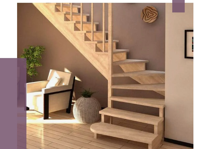 Изготовление Г-образных лестниц в Холмске от 19001 руб. 