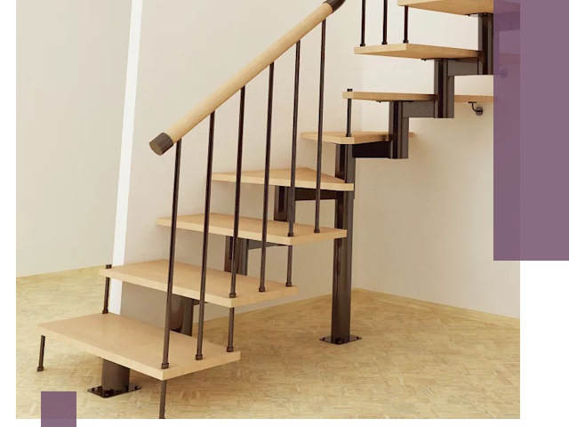 Монтаж лестниц на больцах в Холмске — быстро и надежно