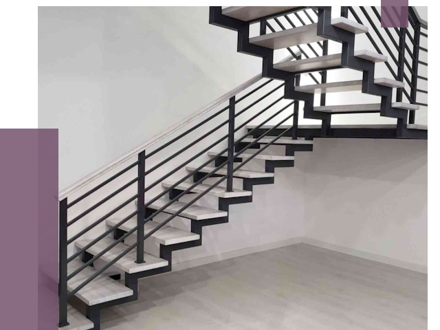 Лестницы на металлокаркасе под ключ в Холмске от 12839 руб. | ПРОЛЁТ-Хлм