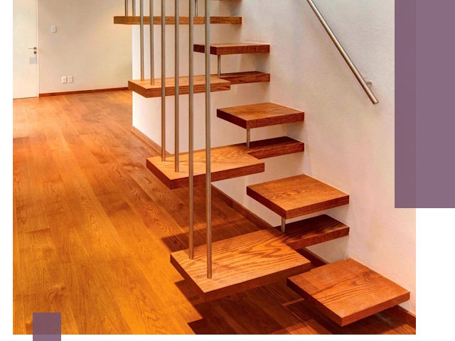 Лестницы «гусиный шаг» на заказ в Холмске для узких пространств