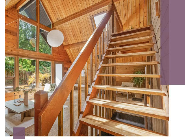 Лестницы для дачи под ключ в Холмске — изготовление и монтаж