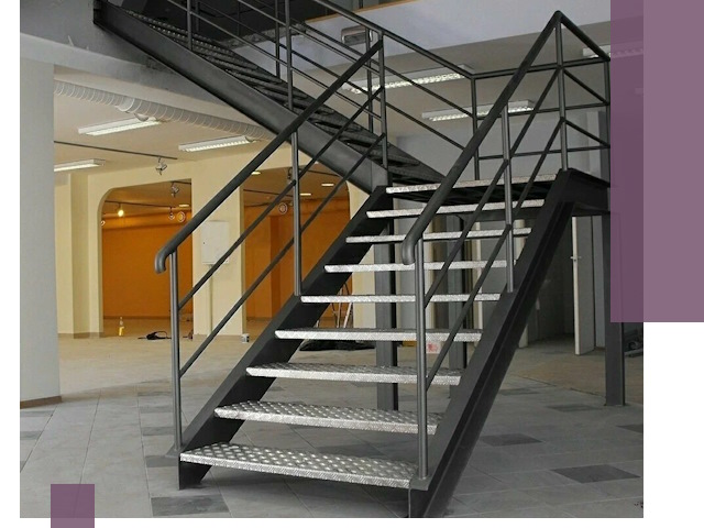 Лестницы для офиса в Холмске: изготовление, монтаж, демонтаж