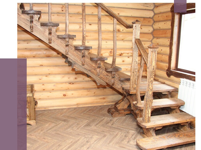 Лестницы в баню в Холмске от 19207 руб. — изготовление | ПРОЛЁТ-Хлм