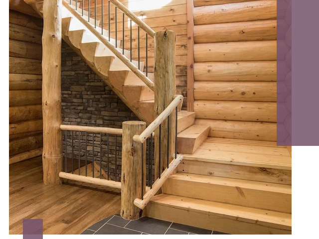 Лестницы в баню под заказ и профессиональный монтаж в Холмске