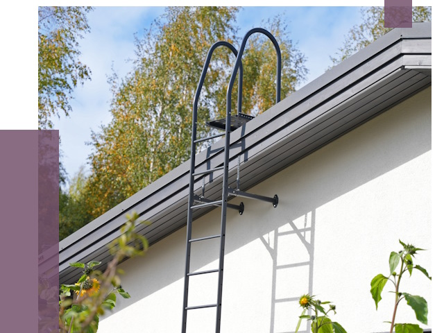 Лестницы на крышу в Холмске от 19207 руб. — монтаж и монтаж ПРОЛЁТ-Хлм