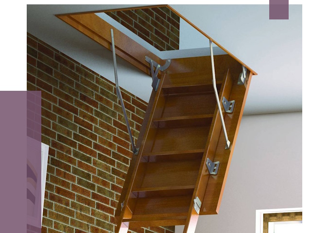 Установка чердачной лестницы в Холмске от 7857 руб. | ПРОЛЁТ-Хлм