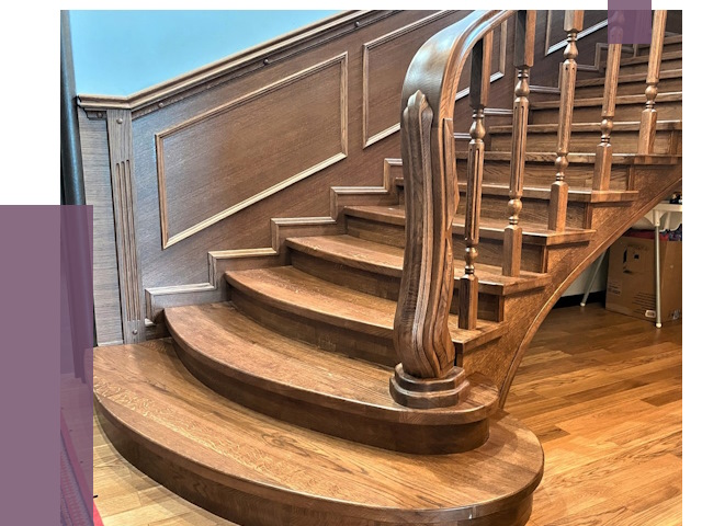 Дубовые лестницы под ключ в Холмске от 177175 руб. — ПРОЛЁТ-Хлм