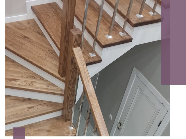 Обшивка металлических лестниц под ключ в Холмске