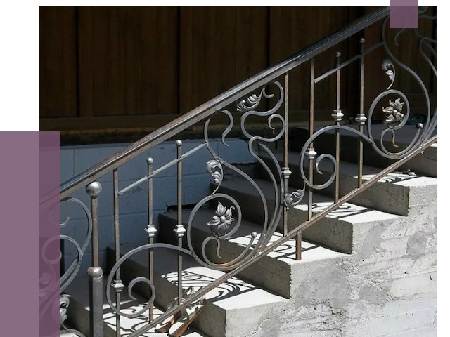 Кованые перила в Холмске от 8730 руб. под ключ — качество от ПРОЛЁТ-Хлм