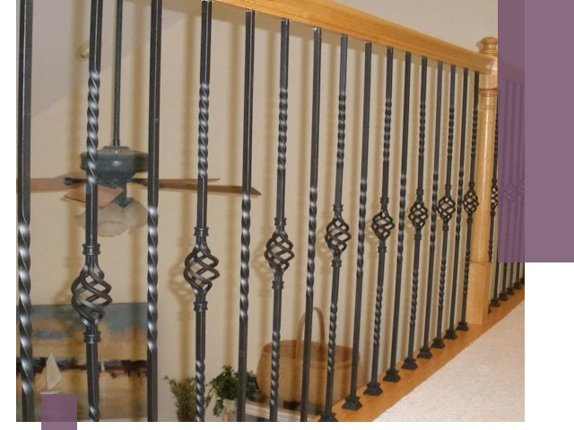 Изготовление и монтаж кованных перил в Холмске под ключ