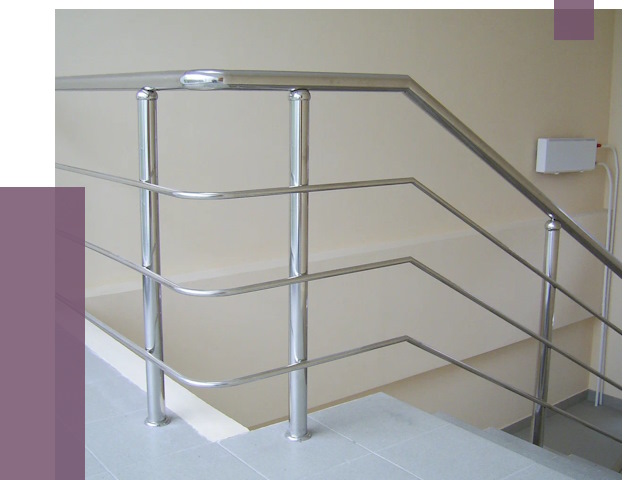 Алюминиевые перила в Холмске от 6368 руб. под ключ | ПРОЛЁТ-Хлм