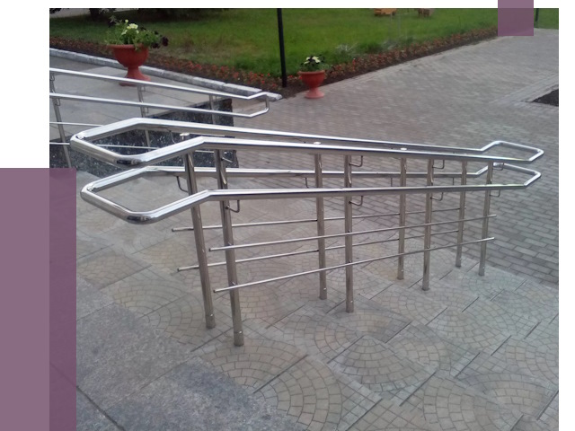 Перила для инвалидов в Холмске от 7621 руб. под ключ | ПРОЛЁТ-Хлм