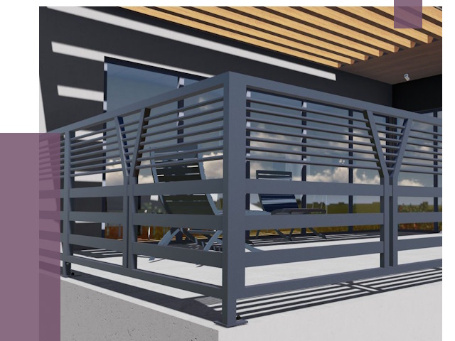 Изготовление балконных ограждений в Холмске от 10785 руб. | ПРОЛЁТ-Хлм