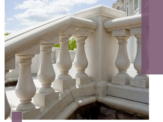 Балюстрады из металла и камня под ключ в Холмске