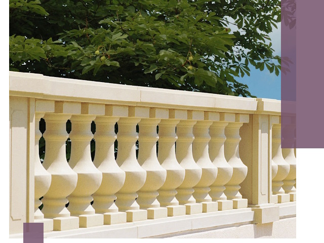 Установка балюстрады в Холмске: изготовление и монтаж под ключ