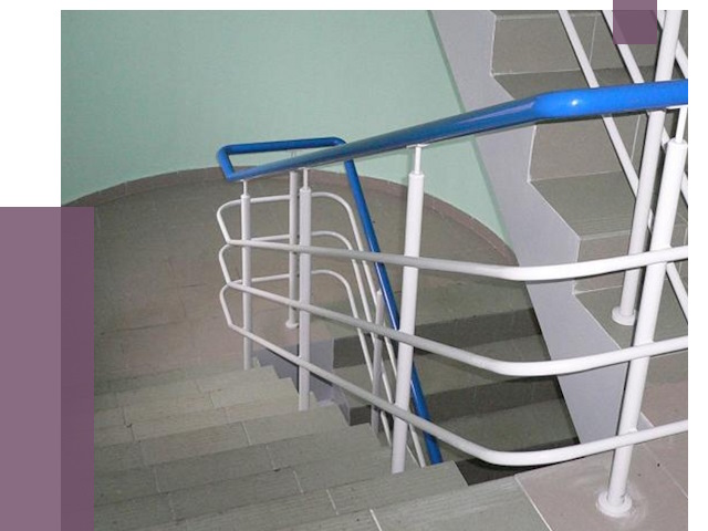 Перила в подъезде в Холмске — установка и замена от 7446 руб. | ПРОЛЁТ-Хлм