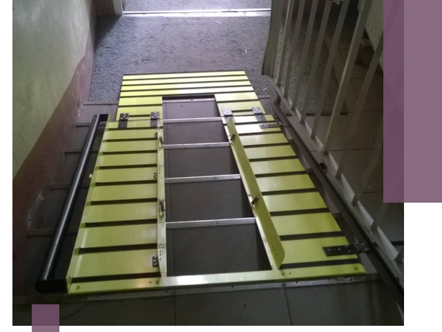 Профессиональный монтаж пандуса в подъезд в Холмске