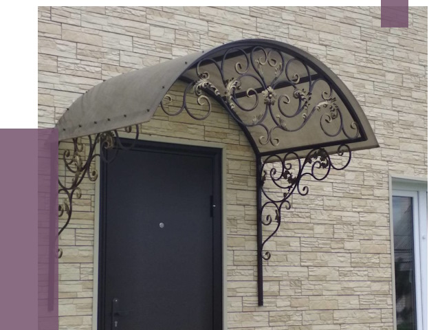 Ремонт козырьков в Холмске от 7446 руб. | ПРОЛЁТ-Хлм