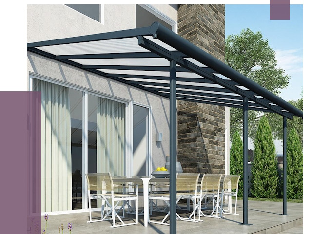 Навесы пристенные в Холмске от 9141 руб. — монтаж и установка | ПРОЛЁТ-Хлм