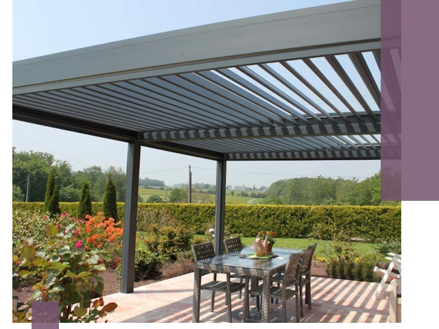 Навесы пристенные под ключ в Холмске — изготовление и монтаж