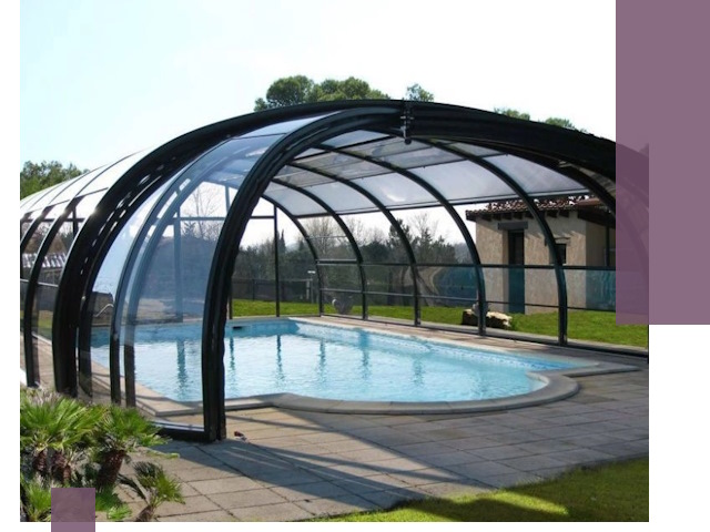 Навесы для бассейна в Холмске: изготовление и монтаж под ключ