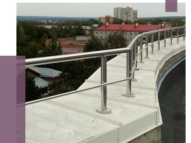 Парапеты и ограждения кровли в Холмске от 4981 руб.