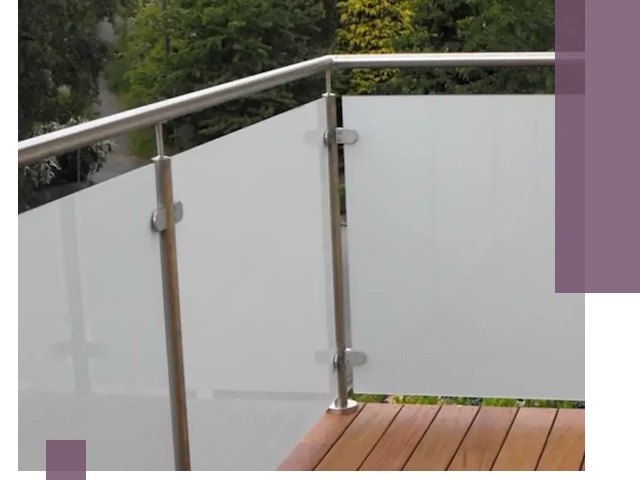 Алюминиевые парапеты для балконов и террас в Холмске