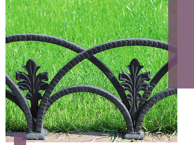 Декоративные металлические бордюры под ключ в Холмске