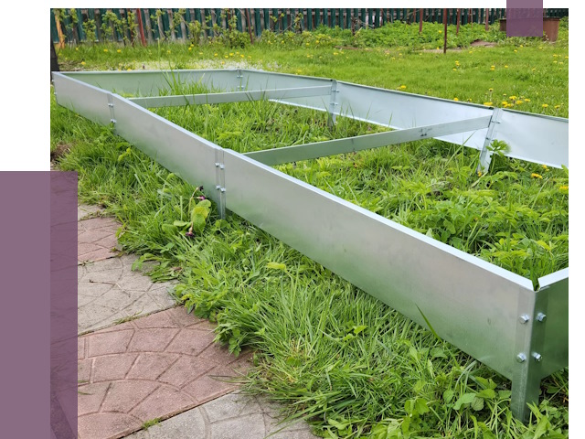 Металлические бордюры для грядок в Холмске от 1797 руб.