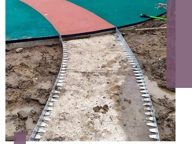 Металлические бордюры для дорожек в Холмске — монтаж и изготовление