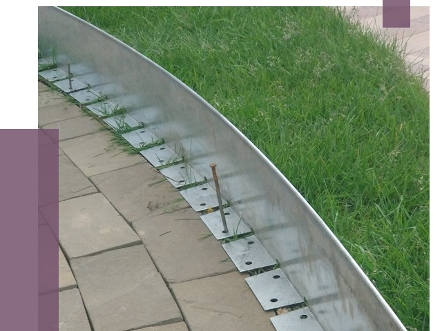 Металлические бордюры для тротуаров в Холмске от 8730 руб.