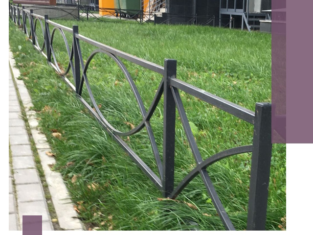 Газонные ограждения из металла в Холмске — монтаж и продажа