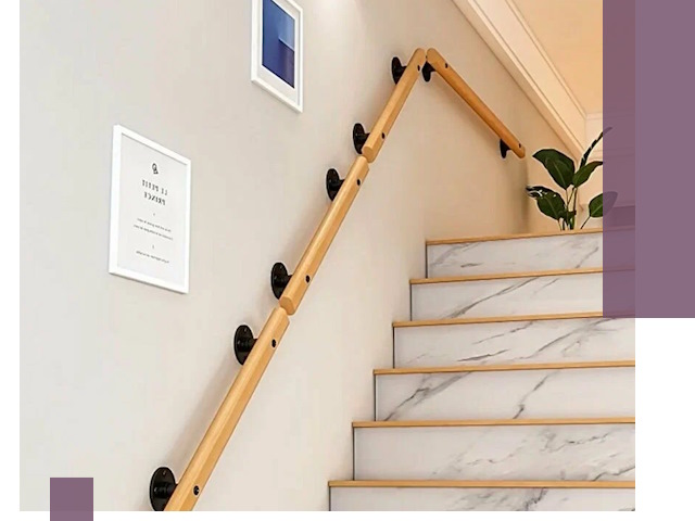 Поручни металлические и деревянные под ключ в Холмске