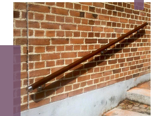 Изготовление пристенных поручней в Холмске от 4468 руб. — ПРОЛЁТ-Хлм