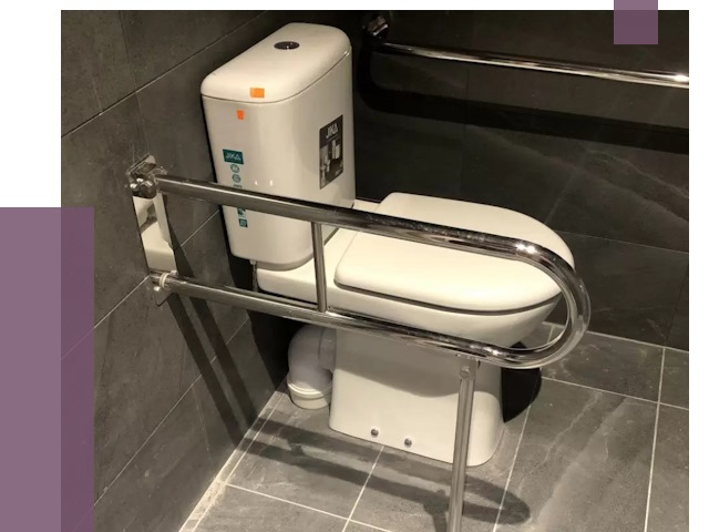 Поручни для санузлов в Холмске от 4314 руб.  | ПРОЛЁТ-Хлм